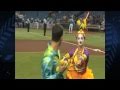 La Nouba performers' first pitch