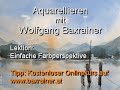 Aquarell: Farb u. Luftperspektive ganz einfach!
