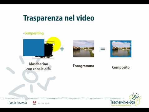 Video editing: il canale alfa e la trasparenza video Video editing: il canale alfa e la trasparenza video