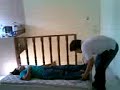 pinto contra la pared
