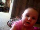 dehlia trying to crawl dehlia trying to crawl
