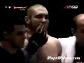 MMA fighters kiss