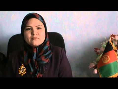 Locals honoured by first Afghan female district governor