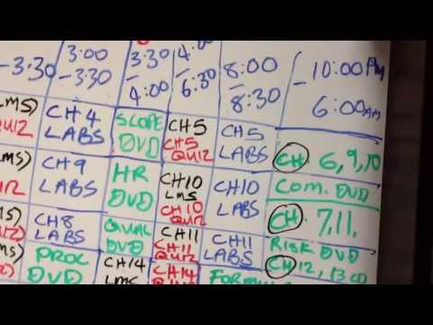 how to draw up a study timetable