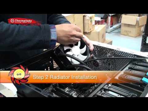how to set up liquid cooling system