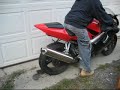 Cbr 600 F4 Burnout to Blowout (loud pop)