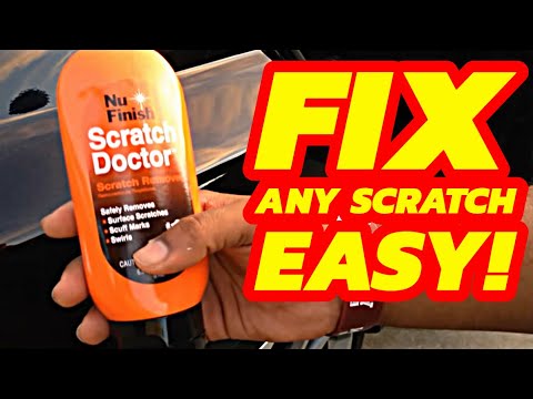 how to remove key scratches from a car