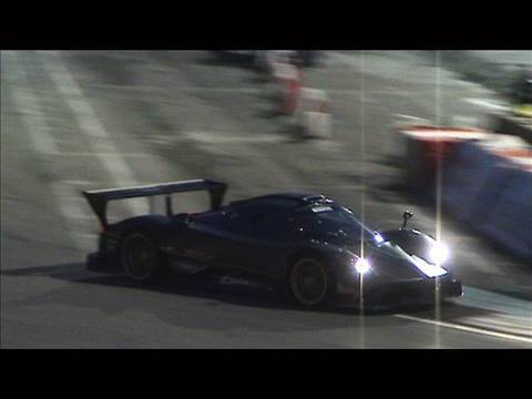 video auto course de Pagani Zonda R
