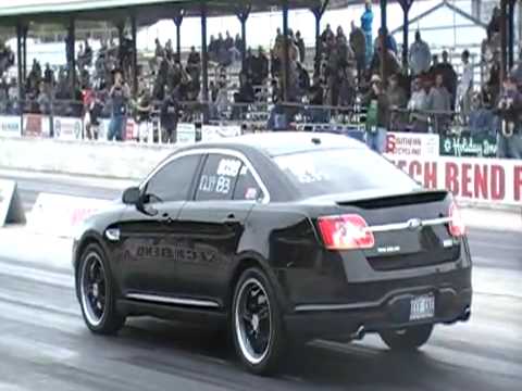2010 Ford Taurus SHO Runs worlds first 12 second pass in the quarter mile! 12.75@108