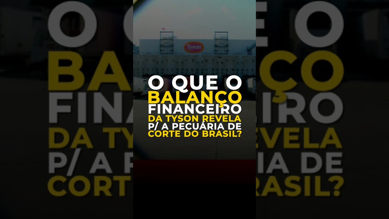 O QUE O BALANÇO FINANCEIRO DA TYSON REVELA P/ A PECUÁRIA DE CORTE DO BRASIL?