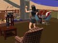 una sim metalera bailando metal