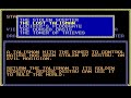 first of the three clips showing the first scenario from ms-dos version of sorcerian, the fifth game in dragon slayer series. in the late 80's sierra started releasing versions of japanese computer games for western computers. first of these was thexder. this was followed by silpheed, fire hawk (sequel to thexder), zeliard and sorcerian. like thexder, sorcerian was originally released for pc-8801 which was mostly sold and used only in japan. also like with previous games, sierra developed its own conversion for ibm and compatibles. apparently nihon falcom set strict requirements for conversion. possibly due to this the version seems to be very accurate reproduction of original pc-8801 version with the exception of music*. while ms-dos version is the only english release of the game, sorcerian had several different versions in japan, often offering partially or entirely different scenarios from original. additional information: hg101.classicgaming.gamespy.com * the music was converted to midi format in order to adapt it to the hardware of sound cards in ibm and compatibles. in addition to this, the playlist was modified, so in several spots the played music differs from japanese version. while the playlist of musician guild in english pc version seems to suggest that every tune in japanese version has some kind of corresponding tune in english release (i am not entirely sure about that, though), it seems that for some reason at least in the version used for recording  ... 
