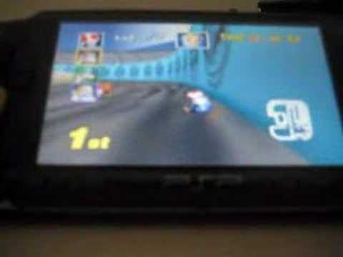 Mario Kart 64 on PSP daedalus R10