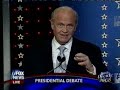 Fred Thompson Fox Myrtle Beach SC Debate Minutes PT1 1-10-8