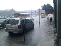 Downtown Kingston During Heavy Rainfall View Video