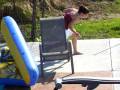 videos de kimmo running around my pool