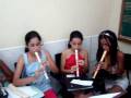 Andorinha da primavera pelos alunos do Projeto Música e vida