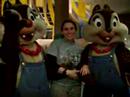 Rachel with Chip and Dale Rachel with Chip and Dale
