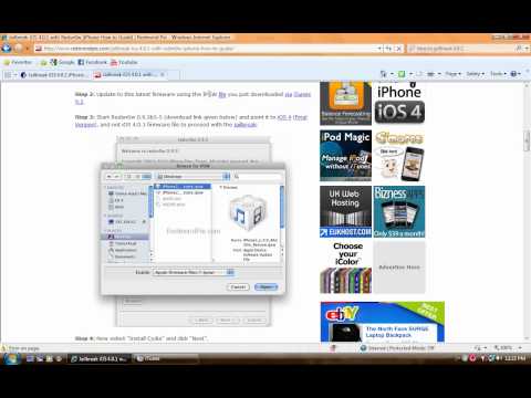 How to jailbreak/unlock IOS 4.0.1 for IPhone 3G *ONLY*