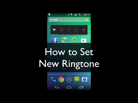 how to set ringtone in moto e