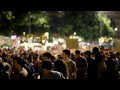 Últimes hores abans de l'obligació a dissoldre's dels acampats de Barcelona per part de la Junta Electoral Central.