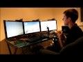 nVidia GeForce 3D Vision Surround Hawx Linus Tech Tips