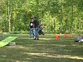 Tedford and Heather two-up on the gymkhana