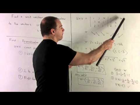 how to prove perpendicular vectors