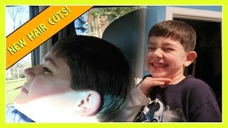 NEW HAIR CUTS FOR THE BOYS!