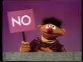 Sesame Street - Herry Monster, Ernie,Bert \"NO\"