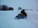 Rare 1963 Blue Goose Proto-Type Snowmobile