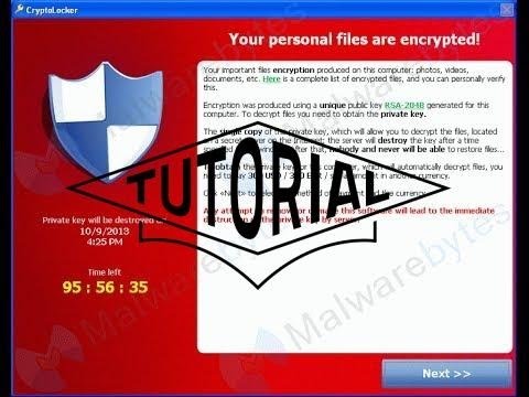 how to remove cryptolocker