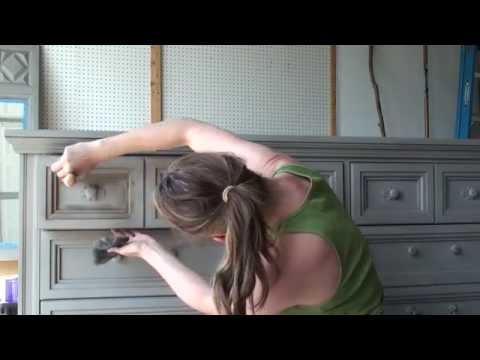 how to apply dark wax