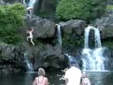 Dude Jumping Off Cliff into 7 Pools