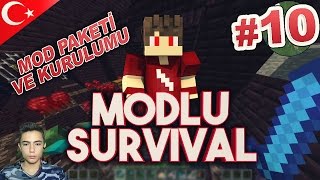 Minecraft Modlu Survival - Bölüm 10 - MOD PAKET�