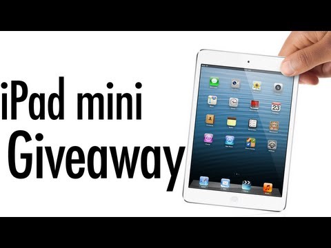 New Apple iPad mini Giveaway (7-inch tablet 2012) and Announcement