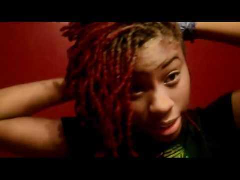 how to dye locks red