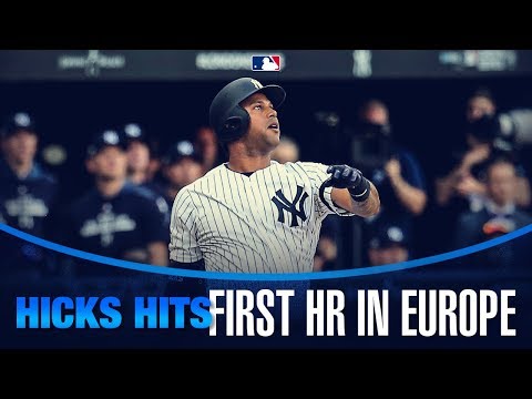 Video: First MLB home run in Europe! Yankees Aaron Hicks goes deep