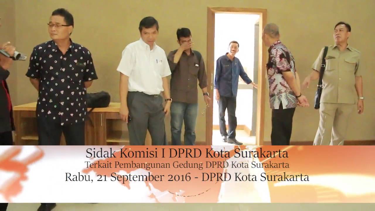 Sidak Komisi I DPRD Kota Surakarta