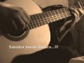 hola y saludos a todos los amigos estudiantes de guitarra.

en �sta ocasi�n, �ste es el requinto de la canci�n del tr�o 