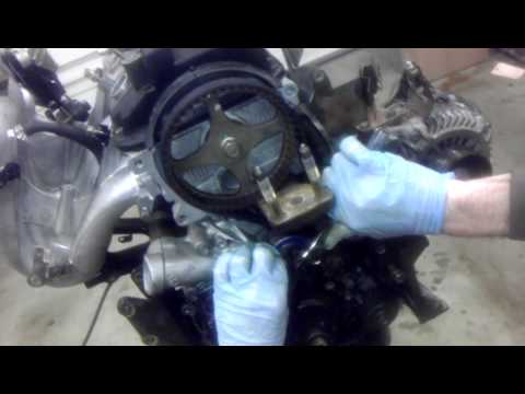 How to install timing belt on a 4g69 engine, 2006 Mitsubishi Eclipse Part 2