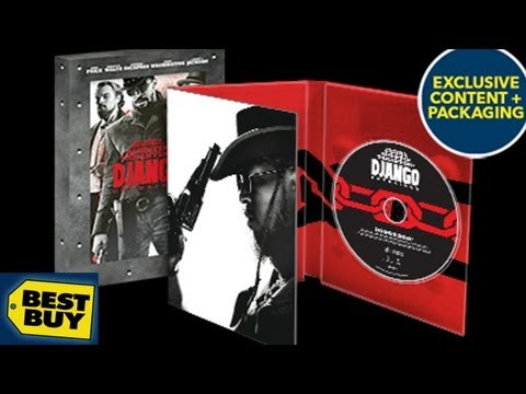 Django Unchained Best Buy Exclusive Blu-ray/DVD DigiPack Unboxing - (2012) - Quentin Tarantino