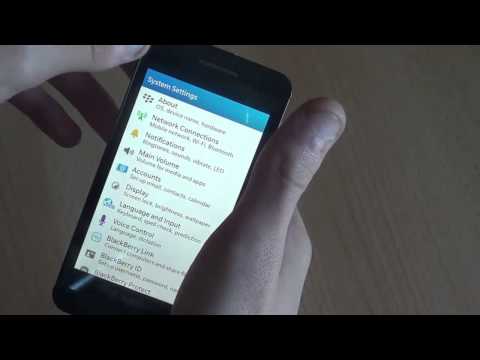 how to turn off bb z10