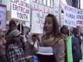 Eritreans Protest outside the Eritrean Embassy in London