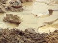 Pond being dug Pond being dug