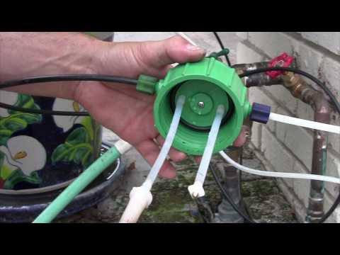 how to fertilize through a drip irrigation system