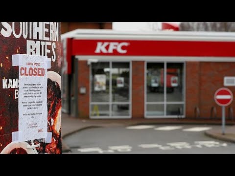 Kentucky Fried Chicken gehen die Hühnchen aus