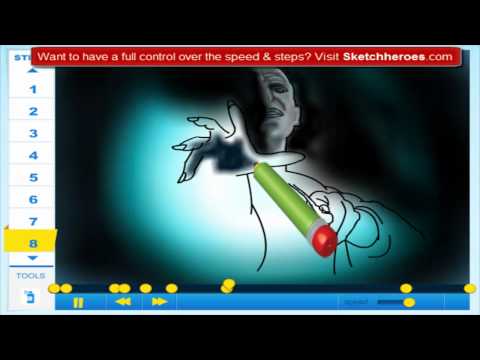 how to draw voldemort