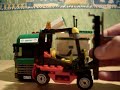 lego review of  truck and forklift 7733