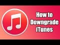 How to Downgrade iTunes - Any Version How to Downgrade iTunes - Any Version